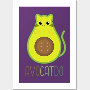 Avocado Cat (AvoCATdo) Posters and Art